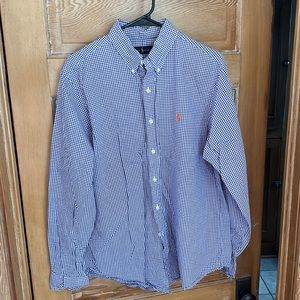 Purple Ralph Lauren polo button up